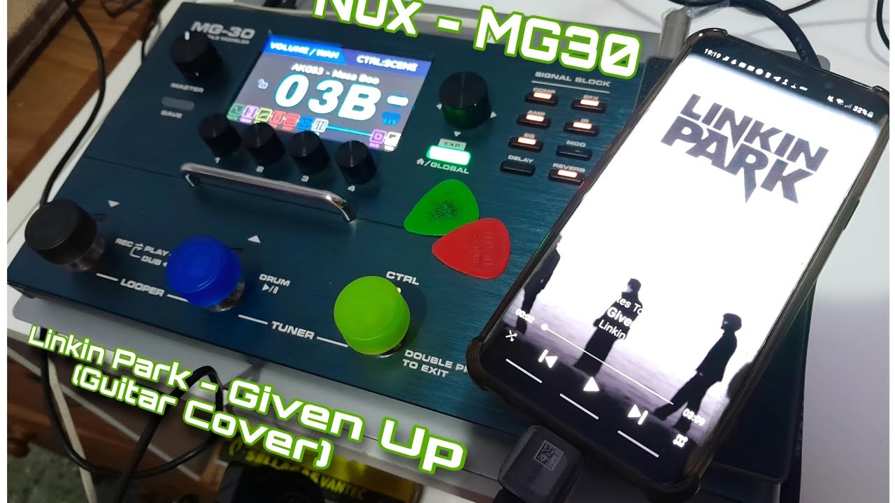 LINKIN PARK - GIVEN UP (AKG83 GUITAR COVER) #nuxmg30 #nux #nuxfx #nuxmg300