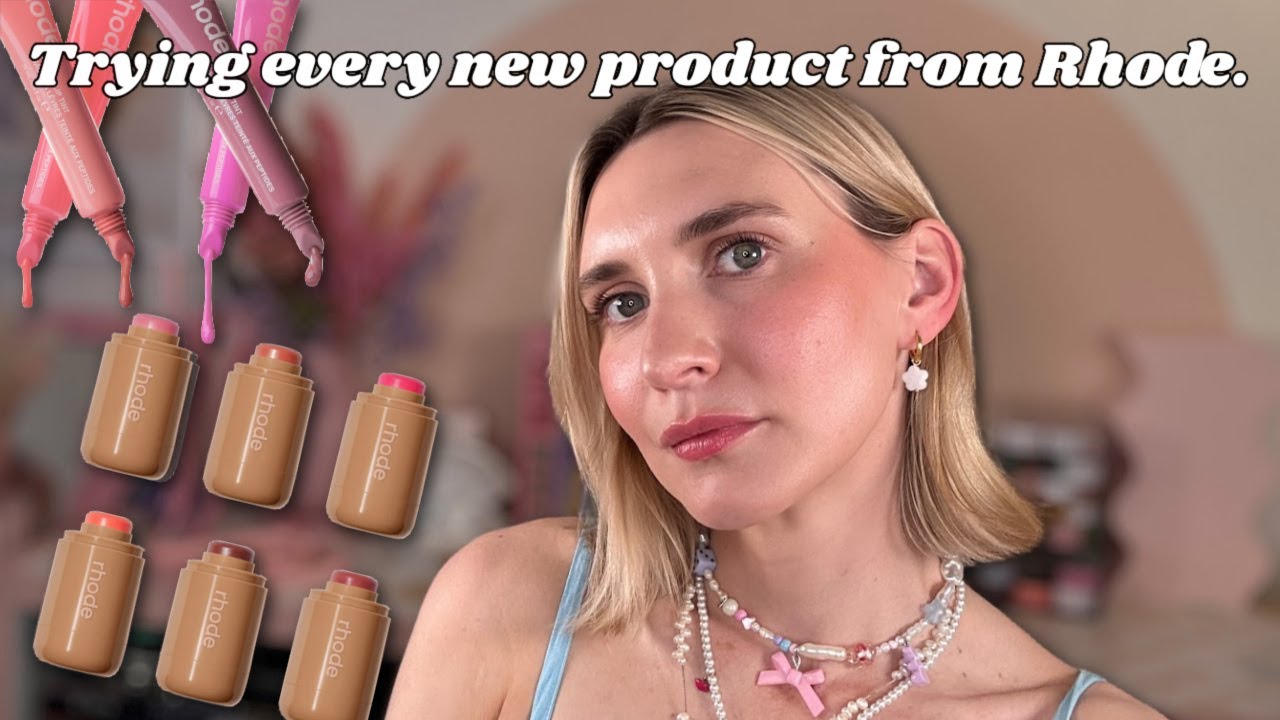 RHODE POCKET BLUSHES & NEW PEPTIDE LIP TINT SHADES | Every shade swatched