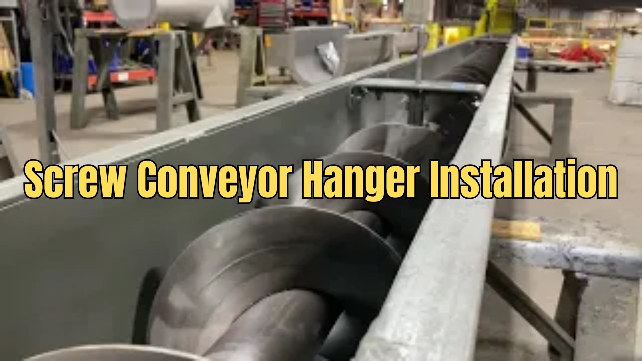 Screw Conveyor Hanger Installation