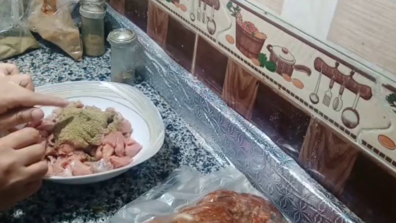 طريقه تفريز شاورما اللحمه واللحمه ببصل