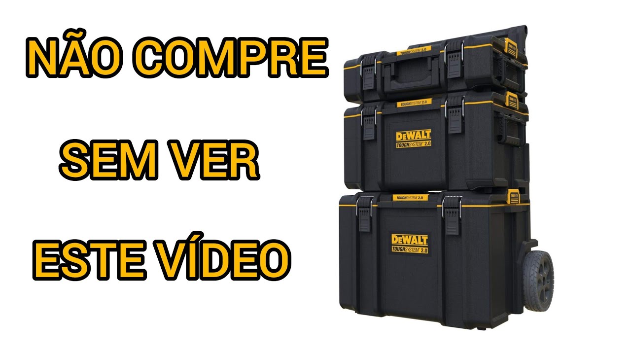 Maletas de ferramentas DeWalt toughsystem 2.0