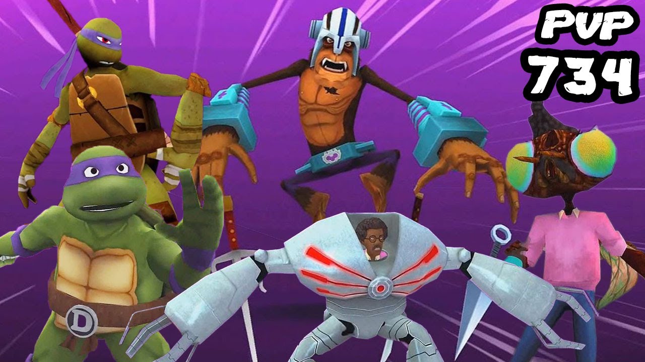 TMNT Legends PVP 734 (Donatello Nick & Classic, Baxter stockman, Stockman-Fly, Dr. Rockwell)
