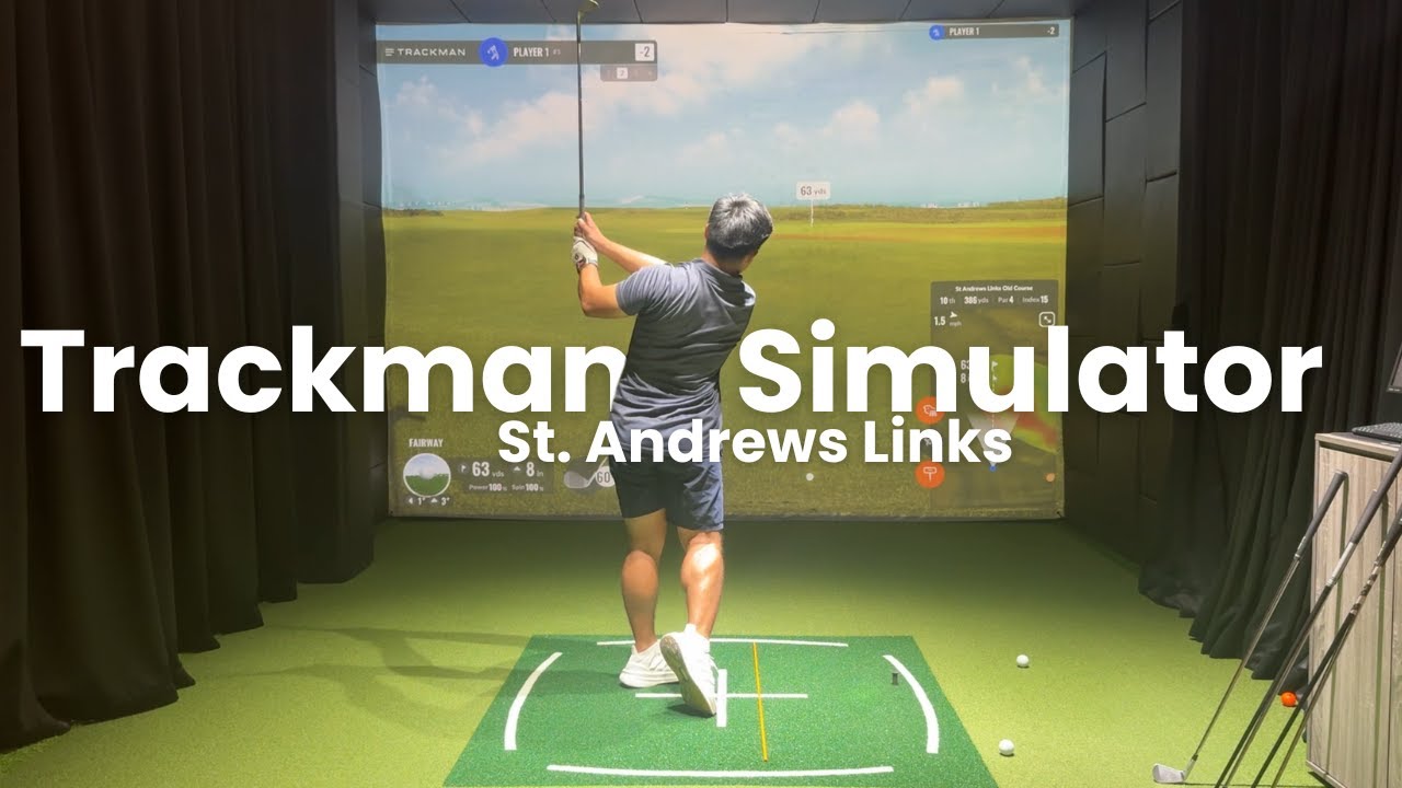 Trackman Golf Simulator (18 Holes) St. Andrews Links