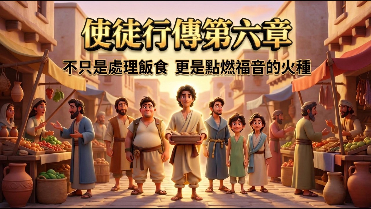 滿有恩膏的服事｜從混亂到興旺，看見神國度的管理智慧｜使徒行傳第六章｜Bible Stories Alive 聖經故事屋
