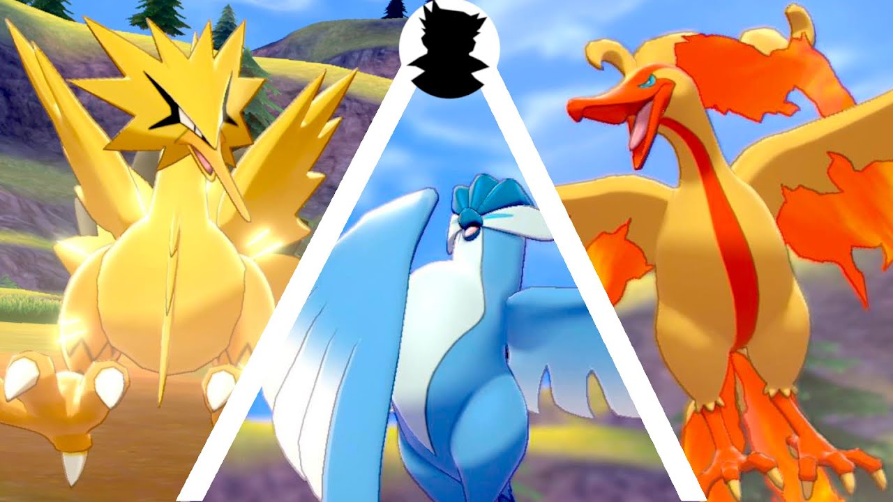【Pokemon Camp】Articuno・Zapdos・Moltres（Galar） vs Shiny