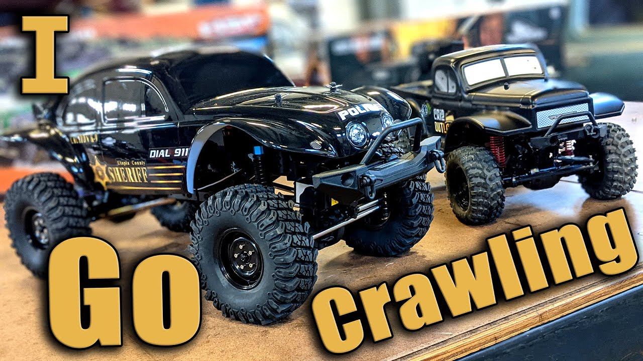 Getting into RC Crawlers - Two Different LOOKING Entry LEVEL Trail TRUCKS - FUNTEK CR12 - HSP BOXER