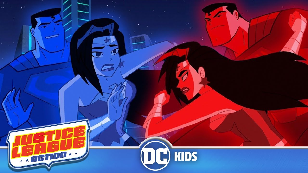 Justice League Action en Latino | Super Rojo VS Super Azul | DC Kids