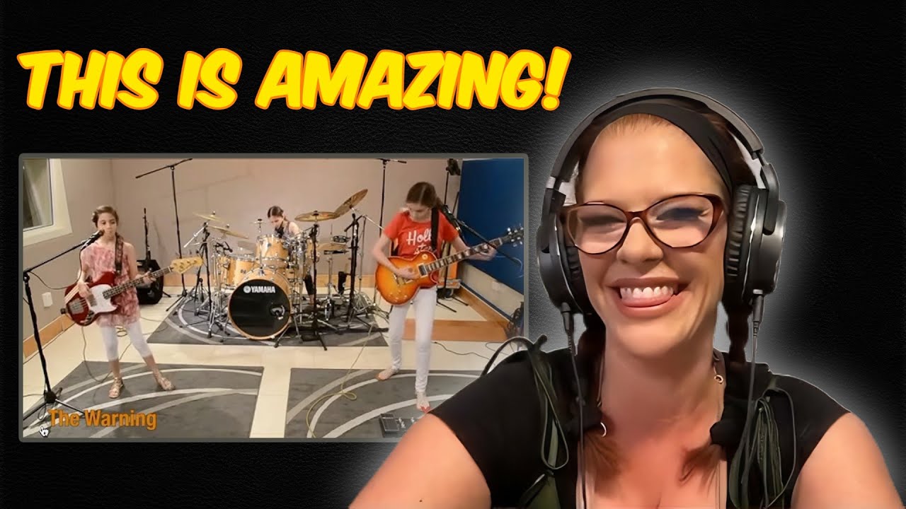 First Time Reaction to The Warning's Cover of Enter Sandman when they were KIDS....