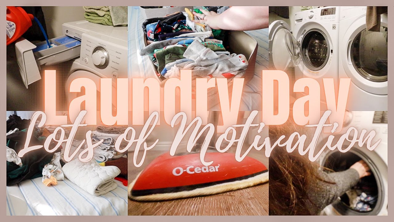 LOTS OF LAUNDRY MOTIVATION! | GET IT ALL DONE!