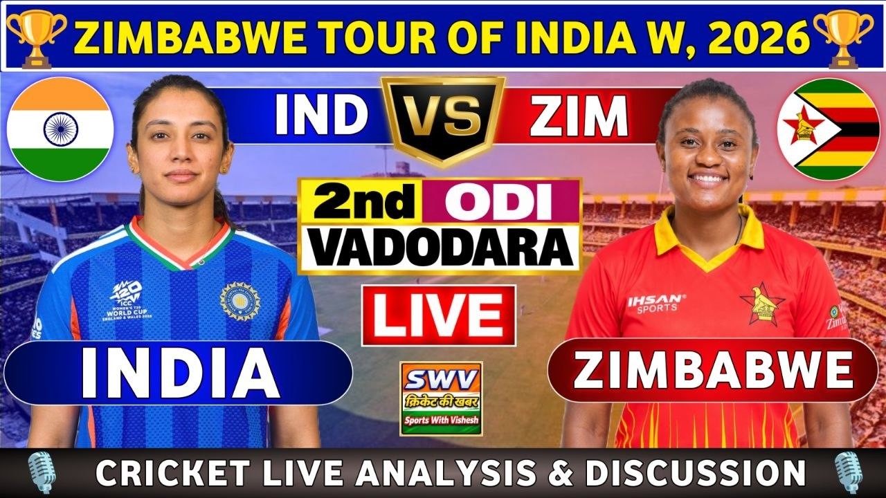 India Women vs Zimbabwe Women | 2nd ODI | Live Analysis & Discussion | INDW vs ZIMW 2nd Match