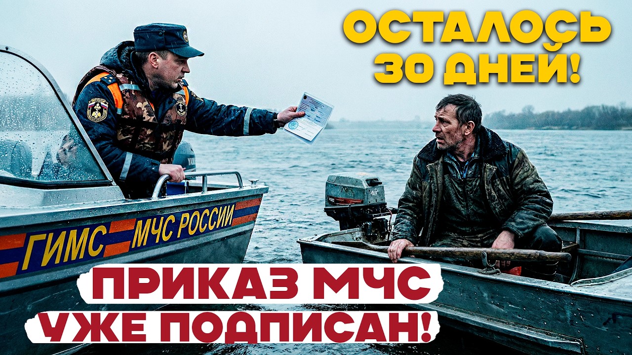 Пора продавать лодку! С 1 марта 2026 вступают в силу новые правила для лодочников. Конец рыбалке