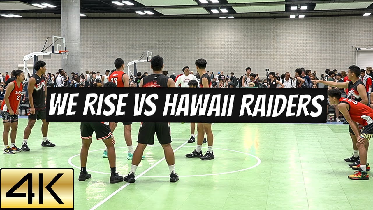 We Rise vs Hawaii Raiders | Hawaiian Championships | AAU Basketball | Hawaii Convention Center