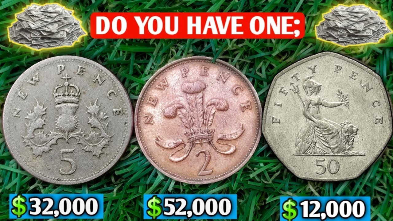 Top 5 Queen Elizabeth 1971 New Pence Worth BIG MONEY | How Much is a 1971 To 1983 2 New Pence Worth?