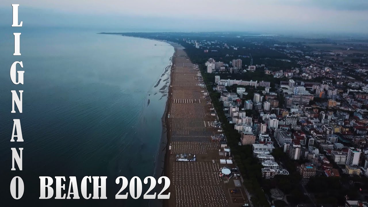 Nice Beach of Lignano 2022 DJI Mavic Pro 4K