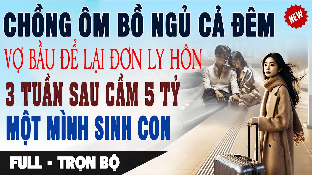 ÔM BỒ CẢ ĐÊM Vợ Để Lại Đơn Ly Hôn 3 Tuần Sau Cầm 5 Tỷ 1 Mình Sinh Con Hắn Phát Rồ | Truyện Ngôn Tình