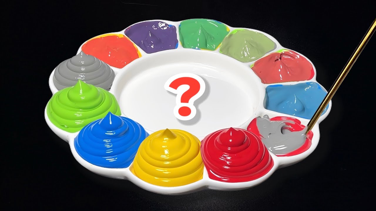 How to Making 13 Magical Colors from Red, Yellow, Cyan, Lime Green and Dark Gray | Color Nood
