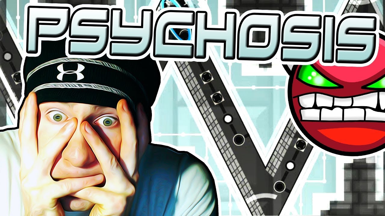 Geometry Dash HARD DEMON | PSYCHOSIS by Hinds ~ ONE OF THE BEST