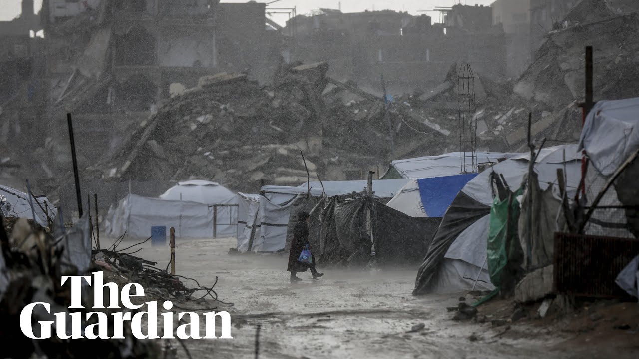 Gaza hit by devastating rainstorm: 'We're in a state nobody can imagine'