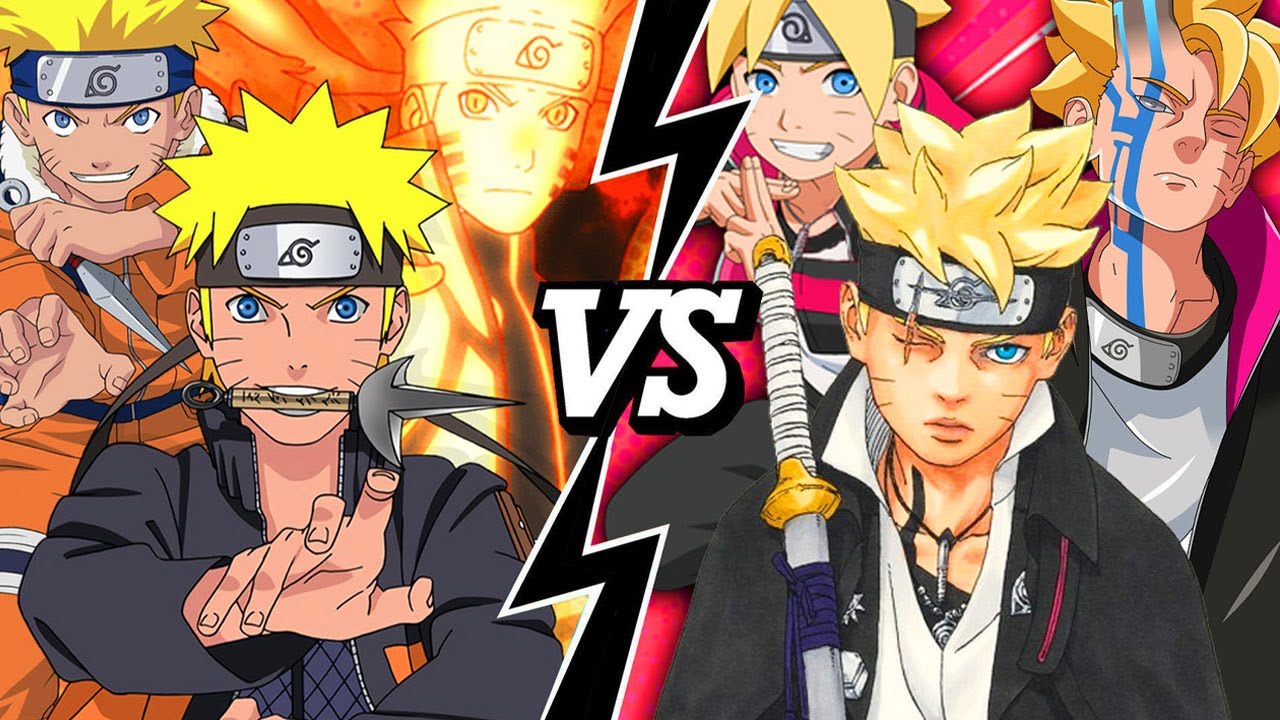 BATALHA ÉPICA: NARUTO NO AUGE vs BORUTO ATUAL - QUEM VENCE??
