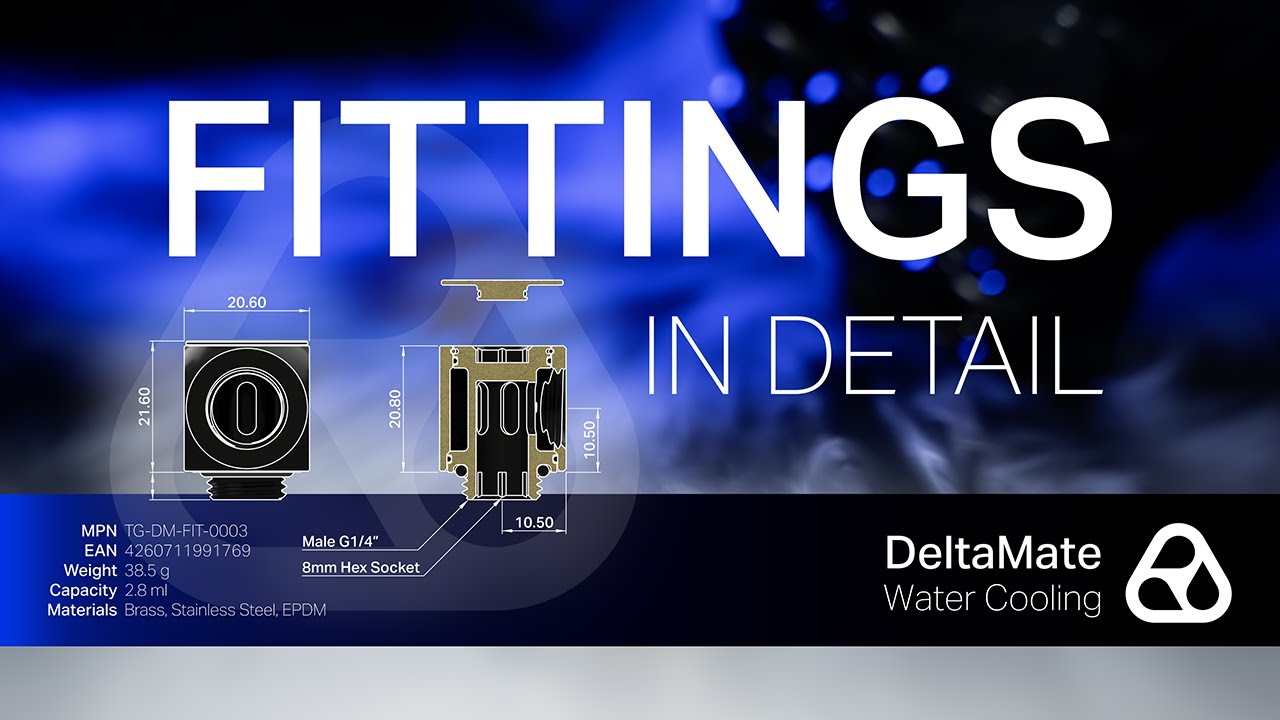 Complete Guide to DeltaMate Water Cooling Fittings: Design, Features, and Assembly