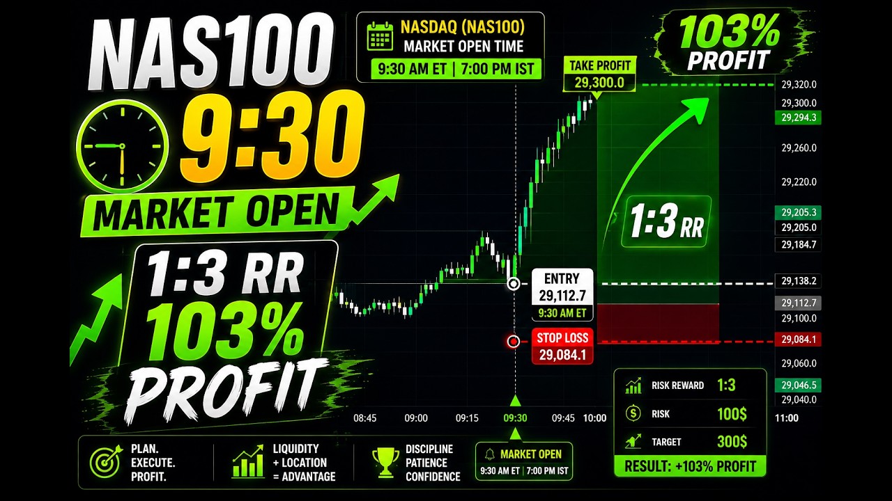 NASDAQ 100 LONG | One Setup, One Trade, Big Move 🔥