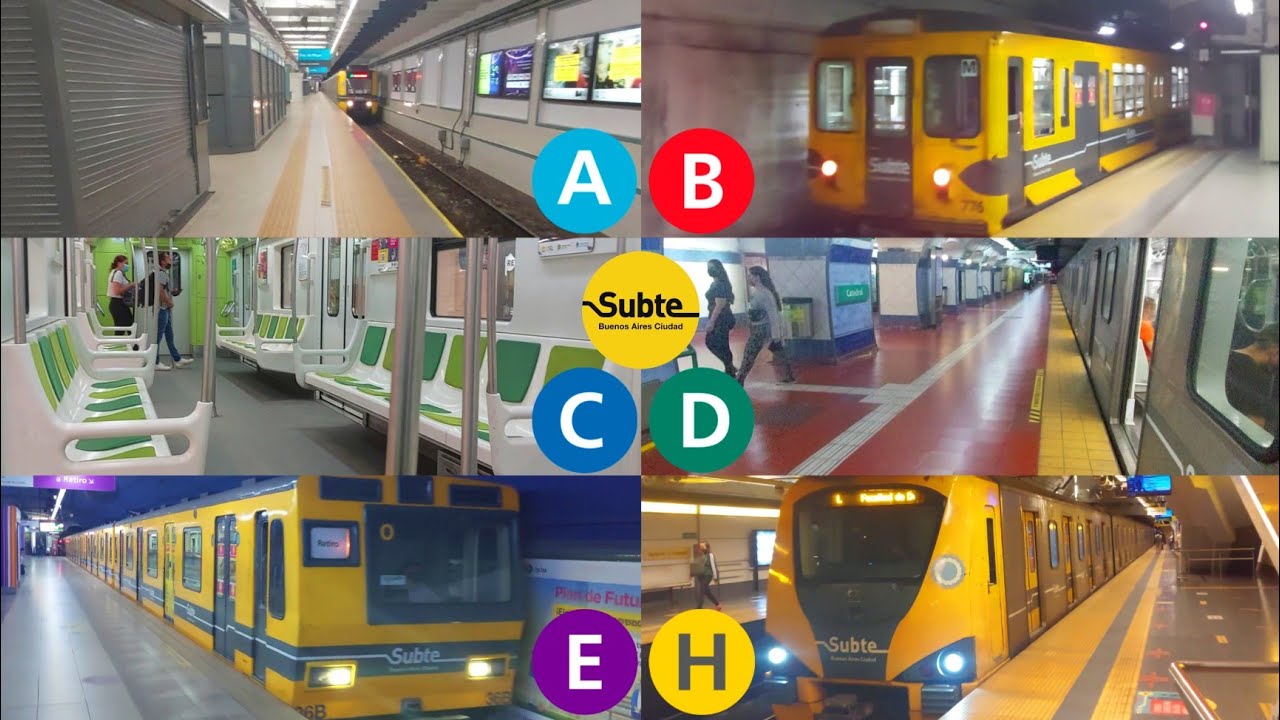 ¿Se puede RECORRER TODAS LAS LÍNEAS DEL SUBTE en UN Solo Día? | Buenos Aires
