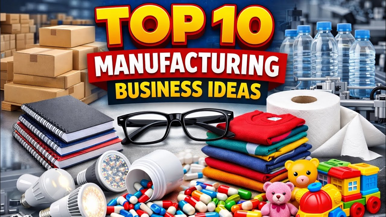 Top 10 Manufacturing Business Ideas in Telugu | Business Ideas in Telugu | Manufacturing Business |