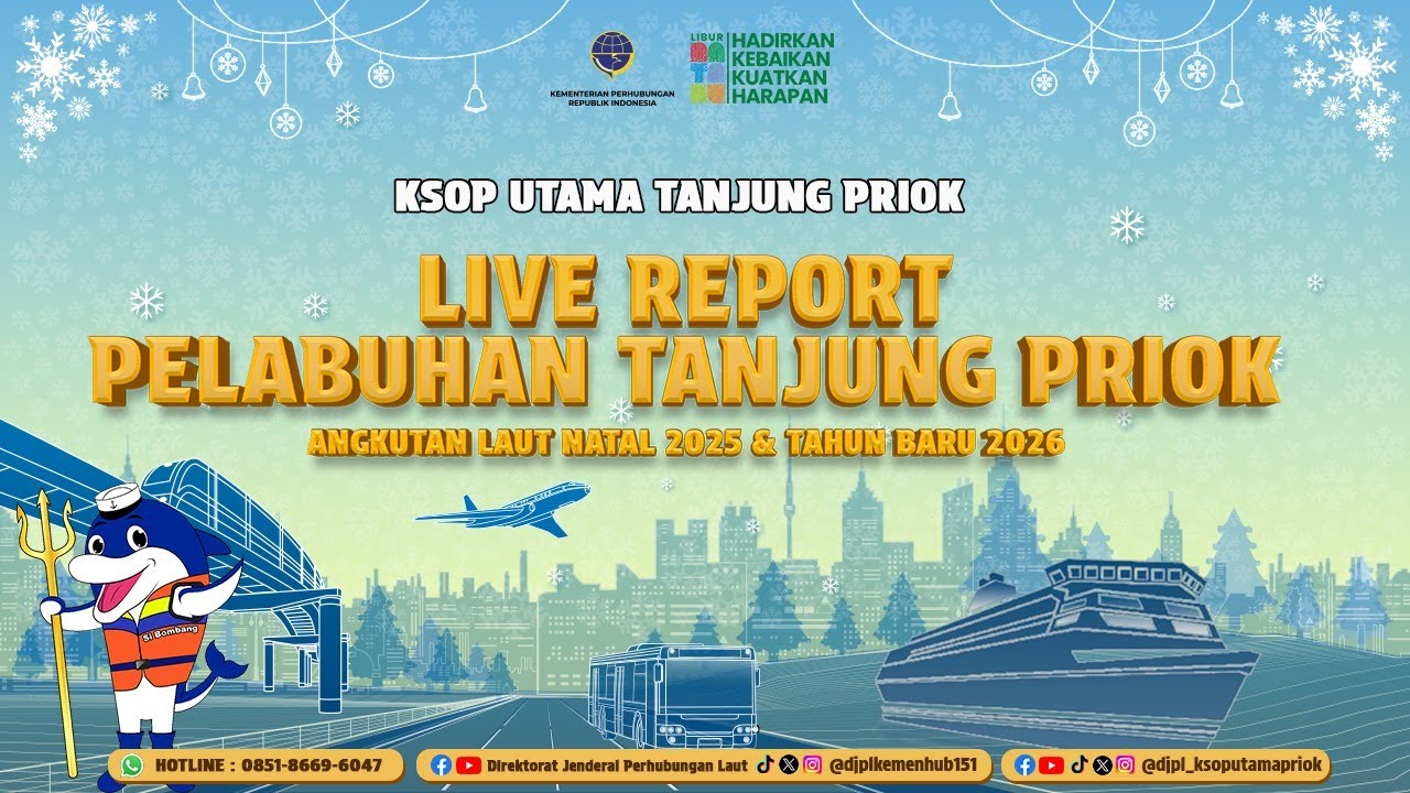 TERMINAL PENUMPANG NUSANTARA PURA PELABUHAN TG. PRIOK | 03-01 20.10 WIB | LANCAR | BERAWAN