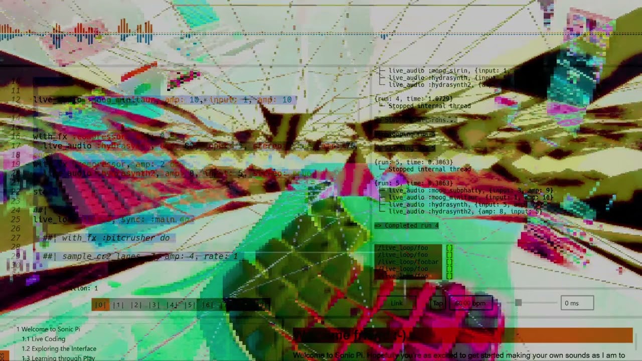 Sonic Pi - live coded beats and synths