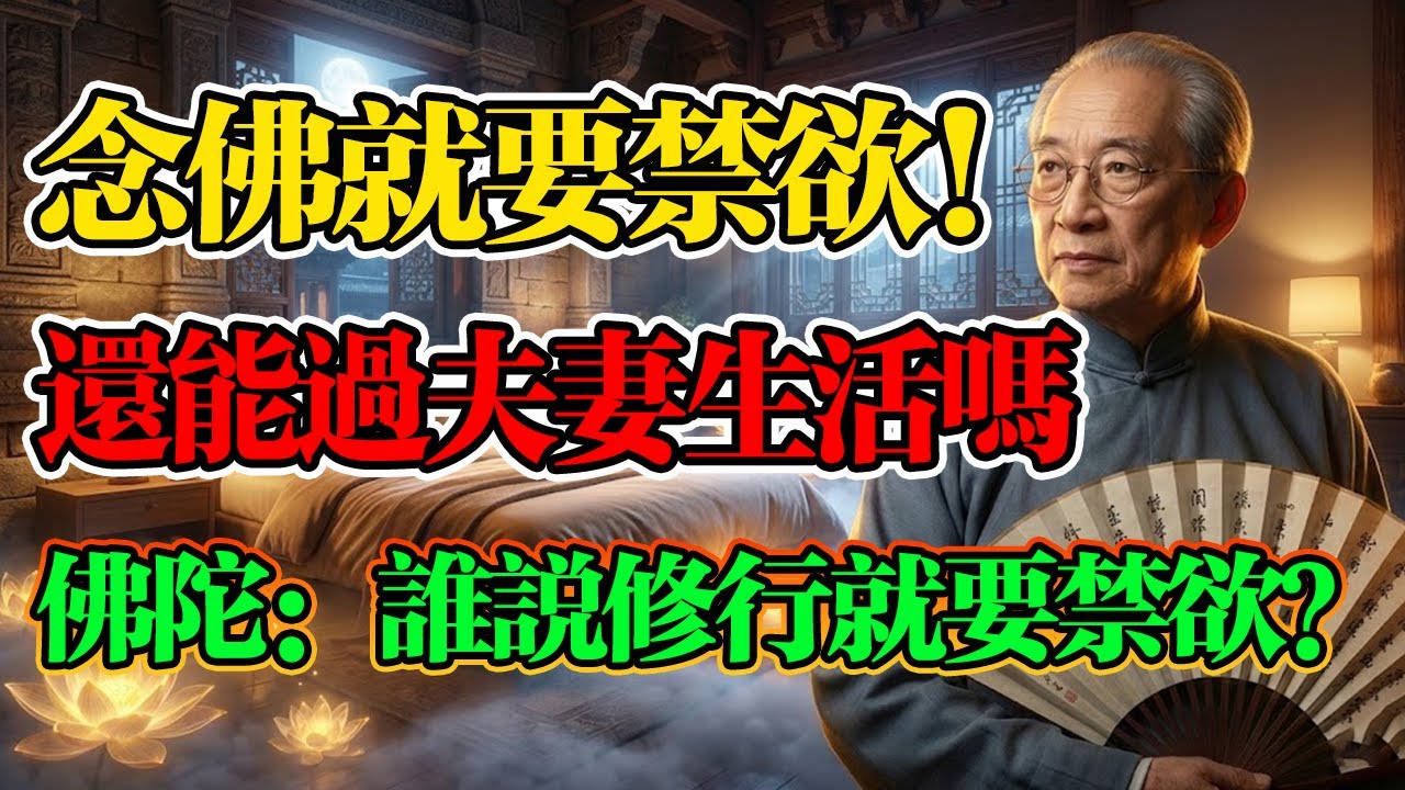 南懷瑾：夫妻“魚水歡”會影響修行嗎？大錯特錯！佛陀一句「大實話」，點醒千萬夫妻！原來臥室才是最高級的道場！#南懷瑾 #佛學智慧 #居家修行 #佛教 #佛法 #佛學知識 #修心修行 #正能量 #修心修行