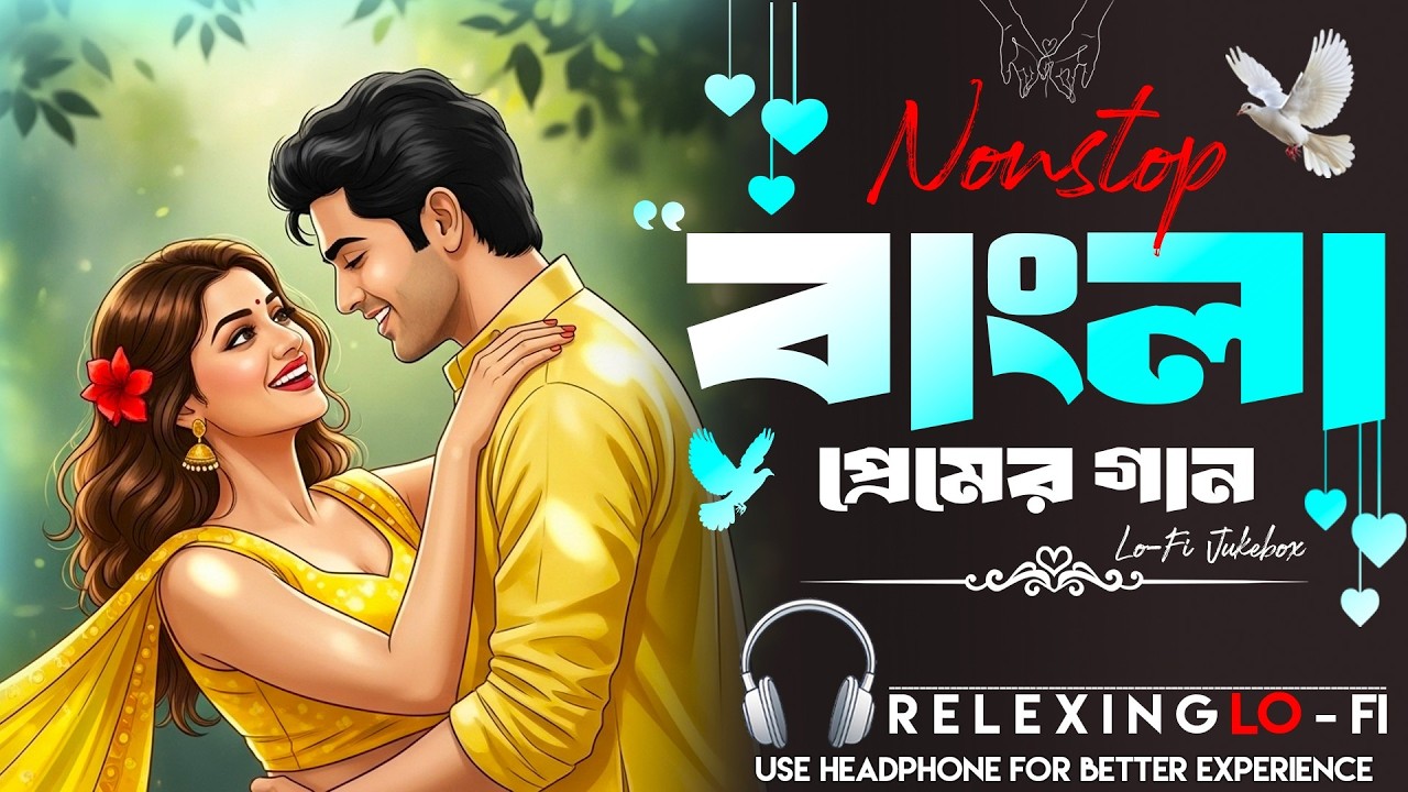 রোমান্টিক বাংলা Lo-Fi Jukebox 💖 | Heart Touching Bangla Love Songs | Chill & Nostalgic Vibes ..