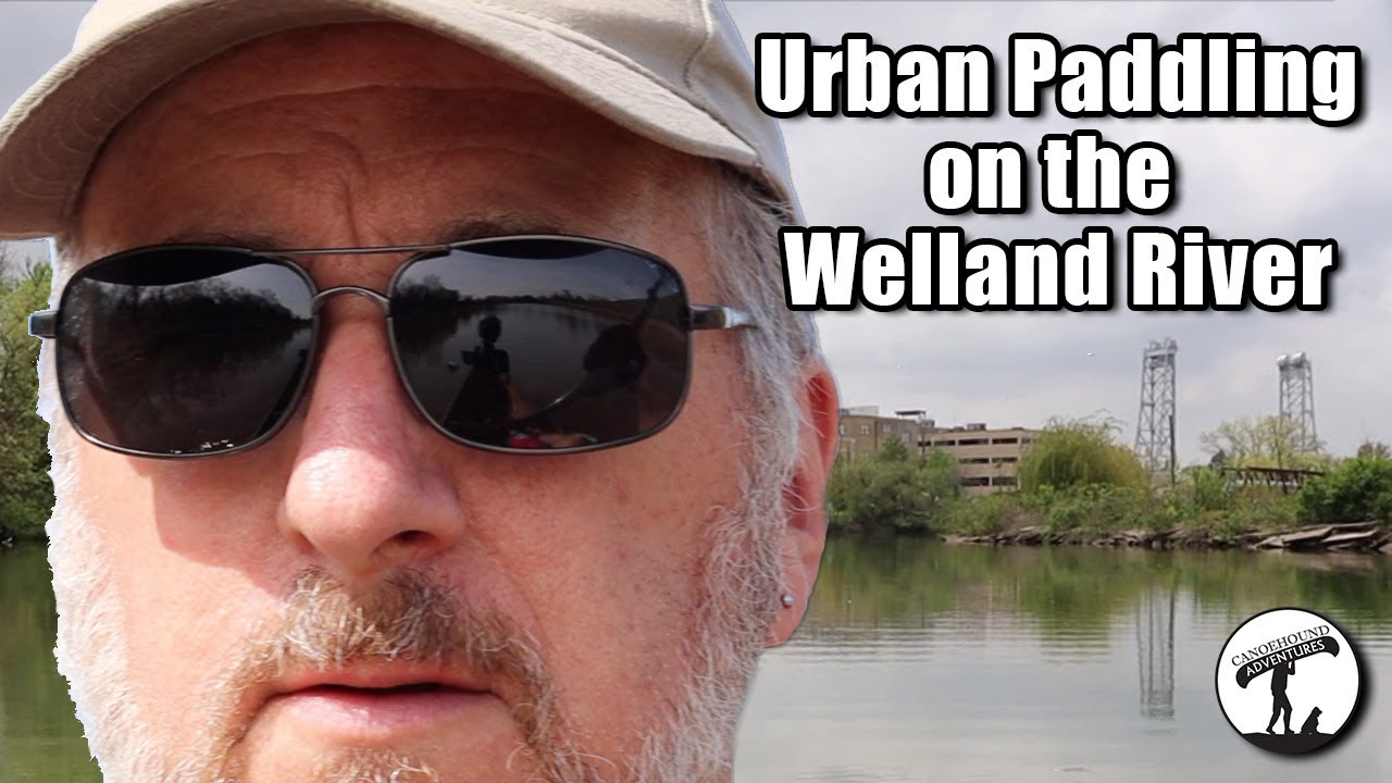 Urban Paddling on the Welland River. Welland, Ontario