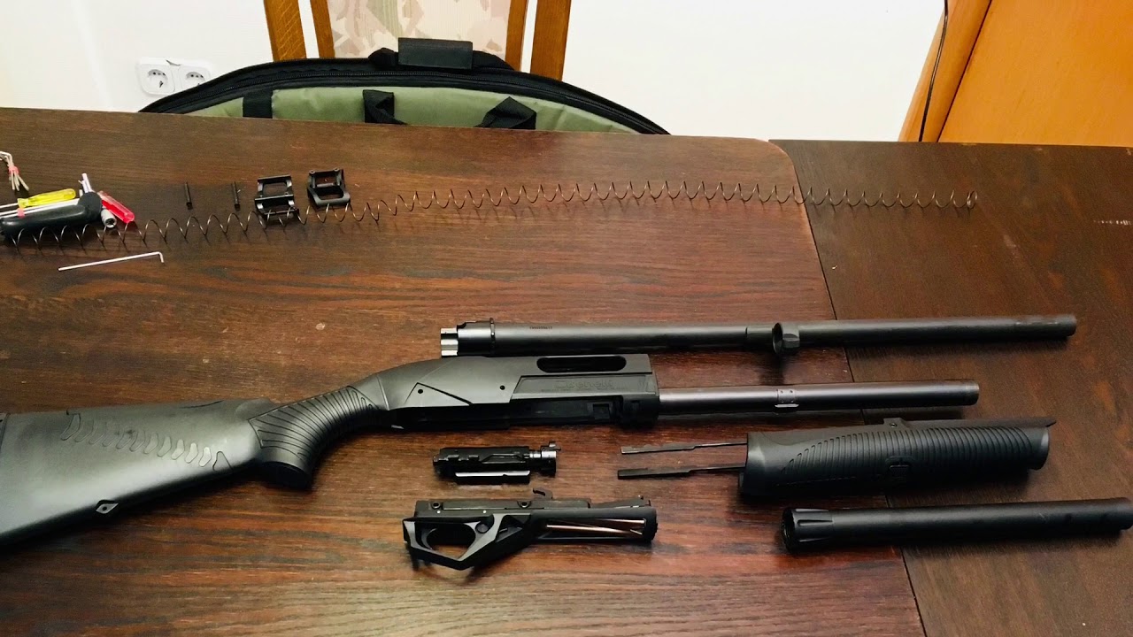 Benelli Super Nova IPSC Vorderschaftrepetierflinte - Zerlegen und Zusammenbauen.
