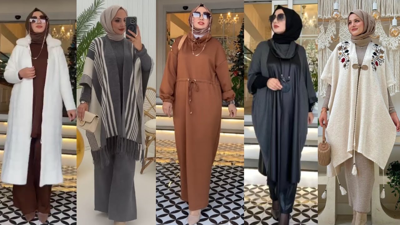 ملابس تركية للمحجبات 💞 موضة شتاء 2025 🌟modest clothing🌟 Mohammed hijab 🌟 vêtements pour femmes