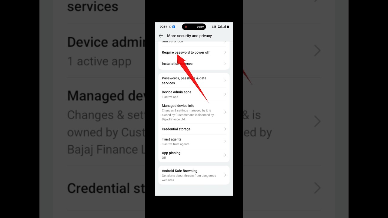 How To Set Password To Switch off | how to enable require password to power off #off #power #shorts