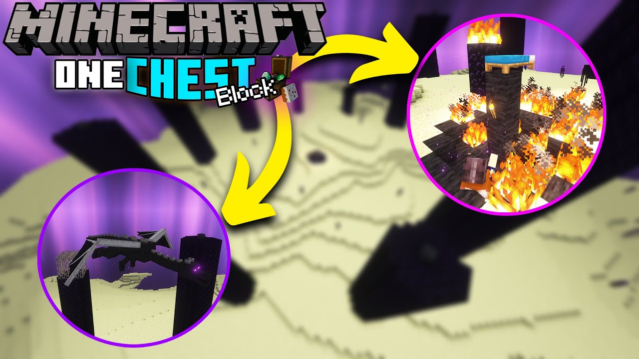 Minecraft HARDCORE na...ONE CHEST BLOCK!🎁 [10]