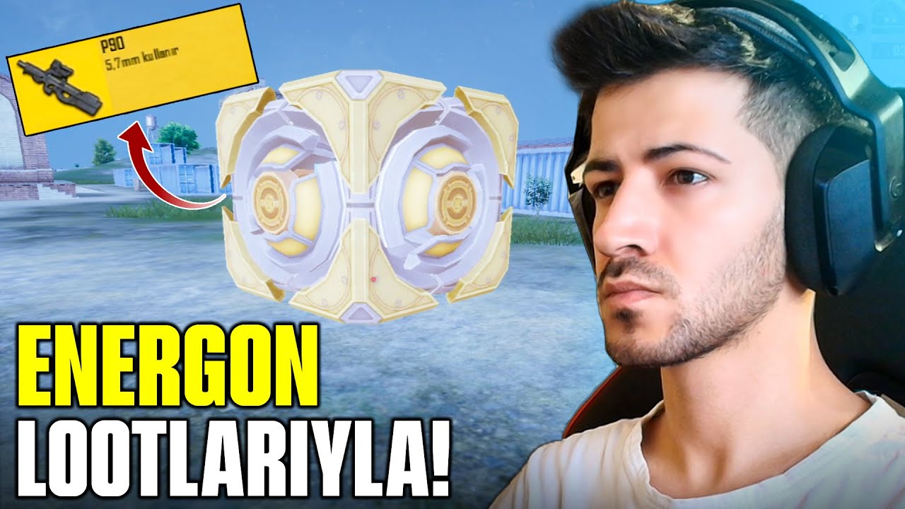 ENERGON MALZEME LOOTLARIYLA WİN ALMAK?(P90) pubg mobile
