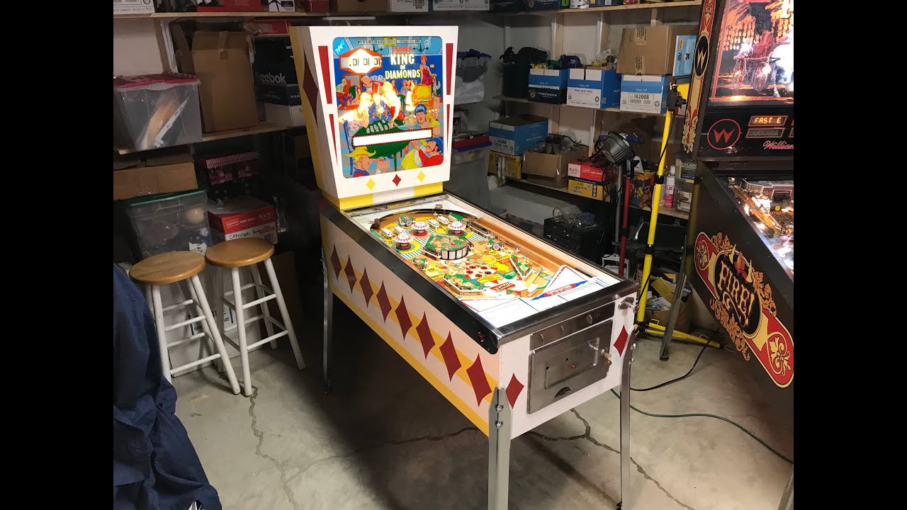 1967 Gottlieb King of Diamonds pinball restoration