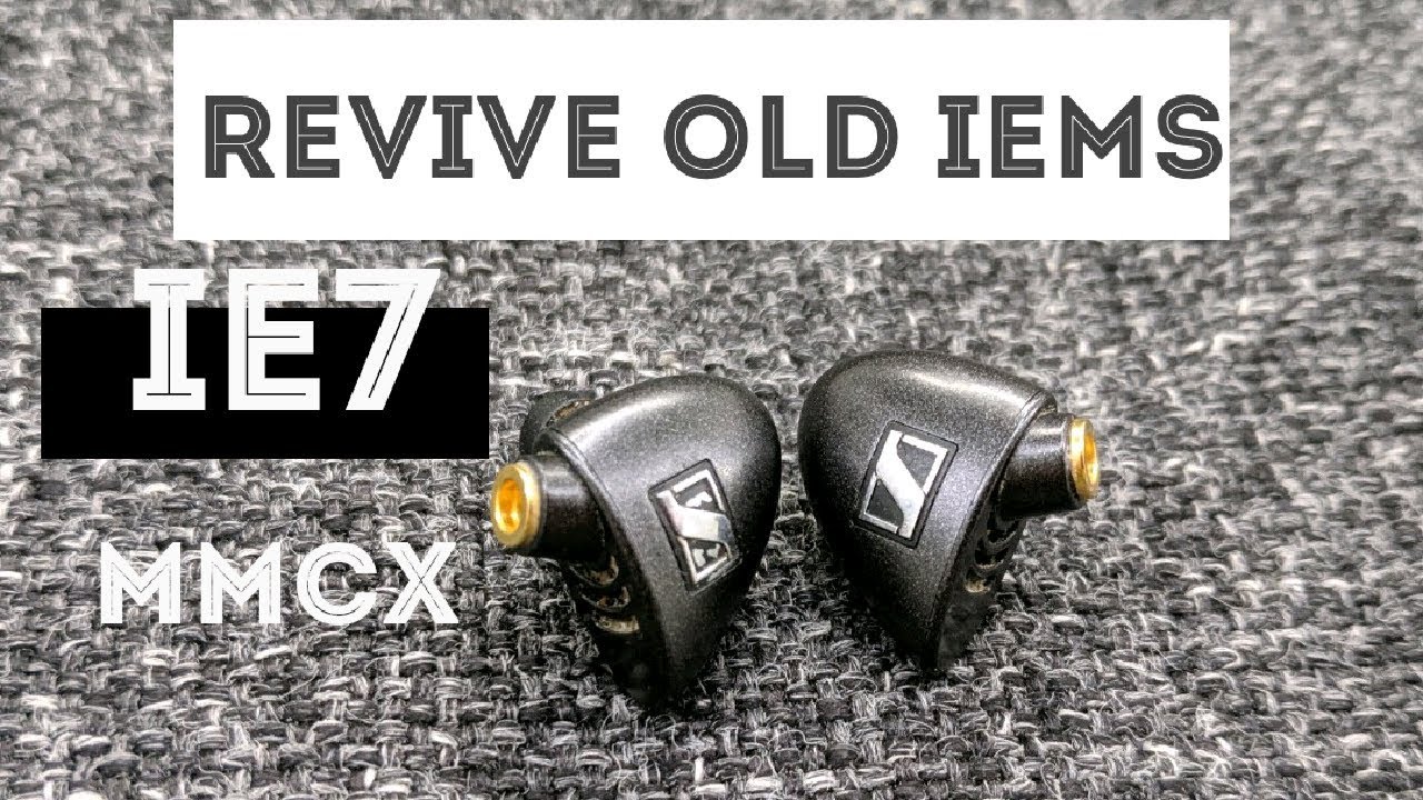 Sennheiser IE7 iem mmcx detachable cable mod Tutorial