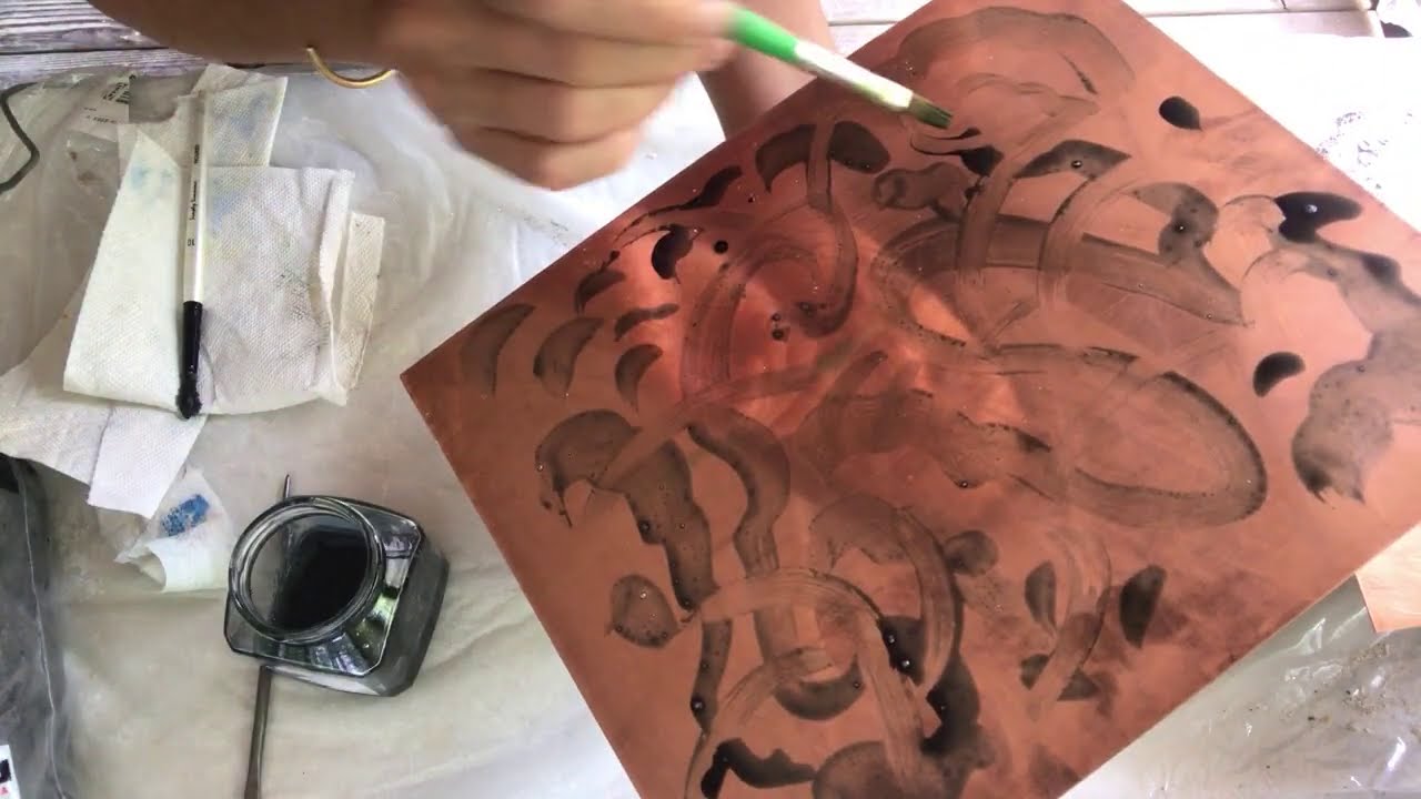 Intaglio Printmaking: Sugar-Lift Technique (Part 1/4)