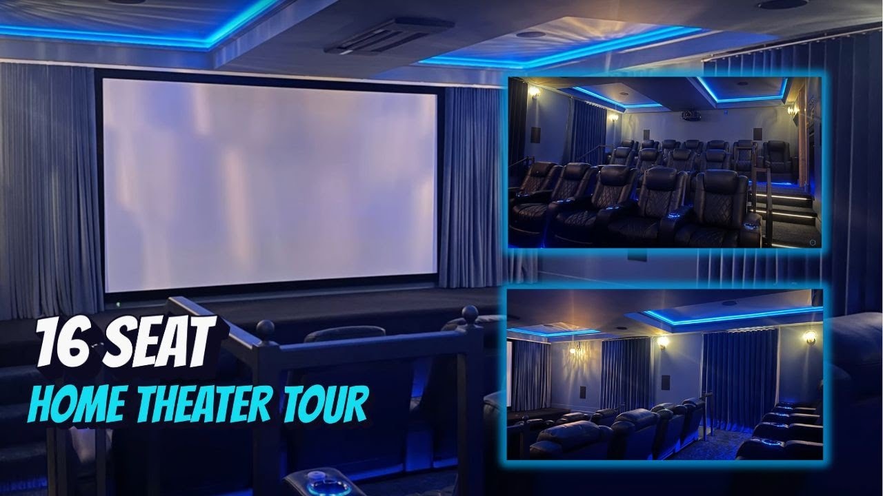 16-Seat Home Theater Tour: Featuring 16-Channel Klipsch Speaker System | EP #7