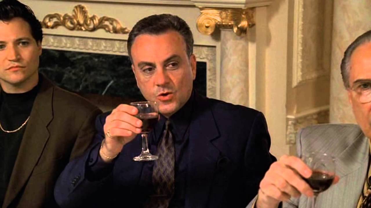 The Sopranos: To a new boss! To Junior! Salute!