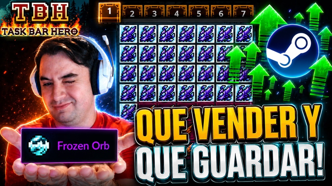 🔥GU&Iacute;A DEFINITIVA DEL INVENTARIO | QU&Eacute; GUARDAR, VENDER Y CRAFTEAR🔥 | Taskbar Hero