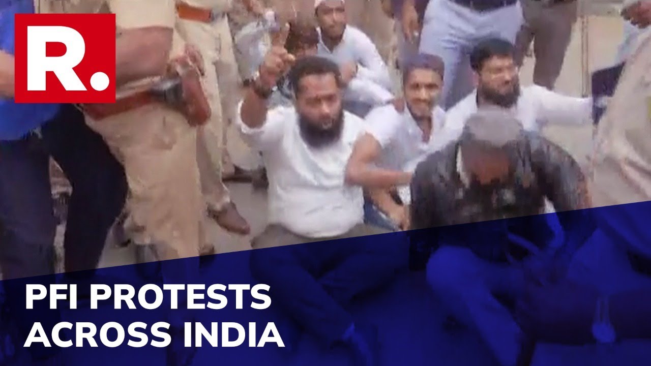 PFI Workers Go On Rampage Across India; Police Comes Down Heavily Against Protesting Cadres