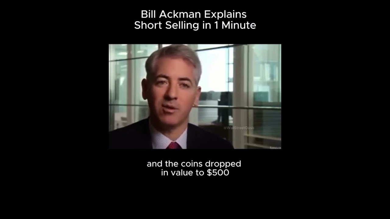 Short selling explained in 1 minute #trading #wallstreet