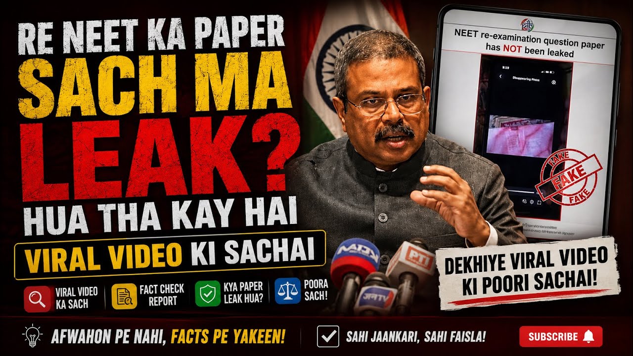 NEET Re-Exam Paper Leak Viral Video EXPOSED! What&rsquo;s the Truth?