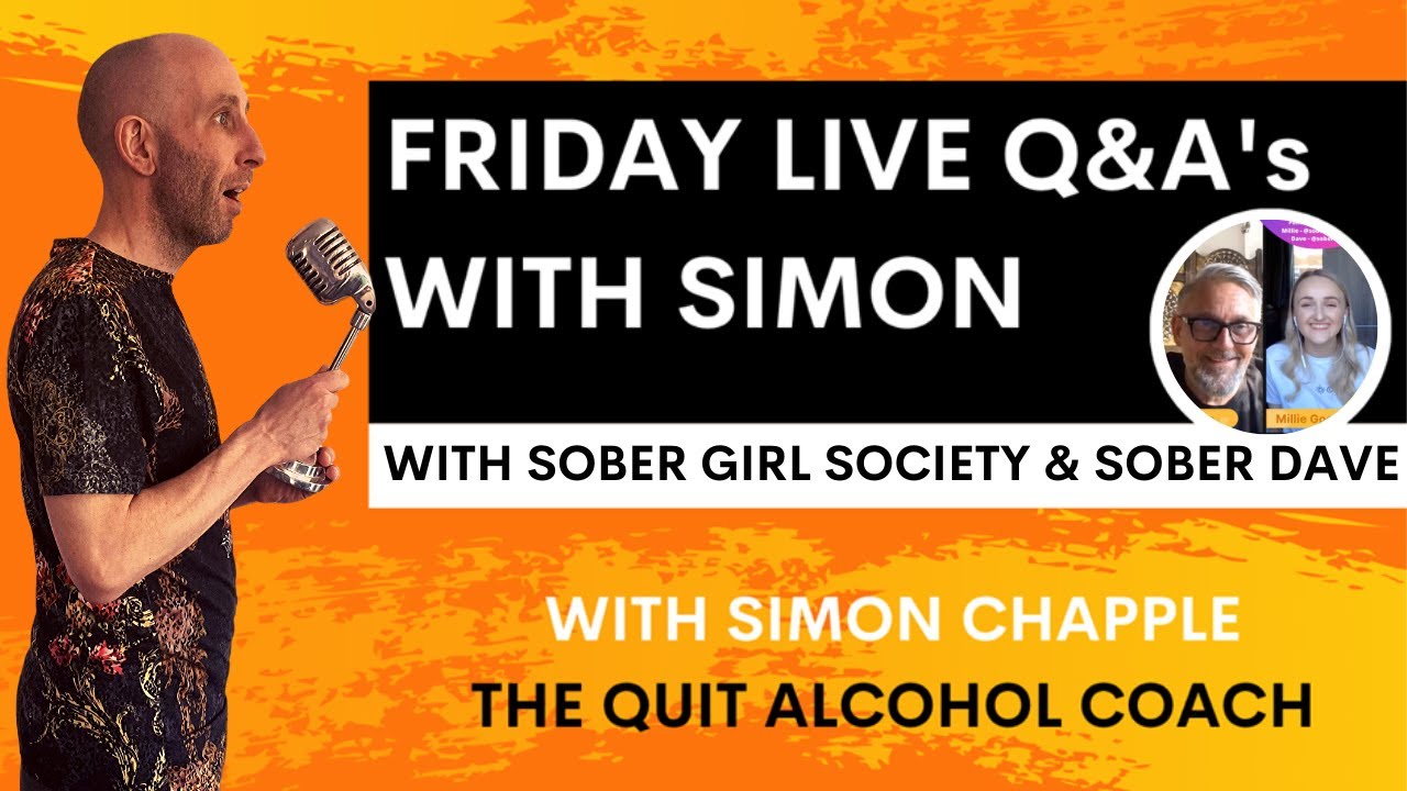 Free Friday Sober Talk with Millie Gooch from Sober Girl Society & Sober Dave