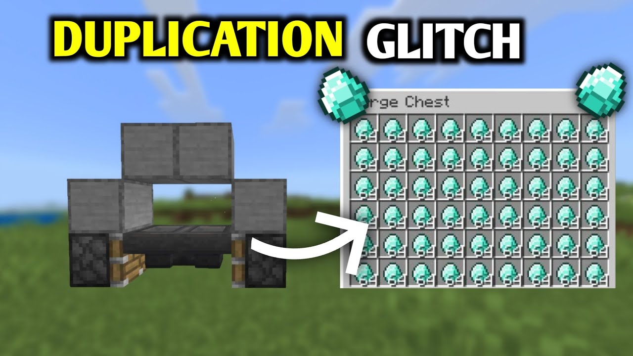 EASY DUPLICATION GLITCH Minecraft Bedrock 1.21+!