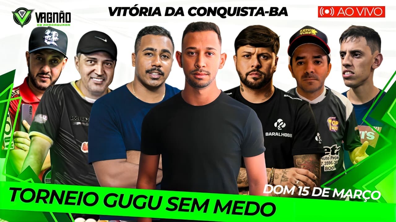 JOGOS CONTINUAM EM VITÓRIA DA CONQUISTA-BA 16/03/2026 - TORNEIO GUGU SEM MEDO