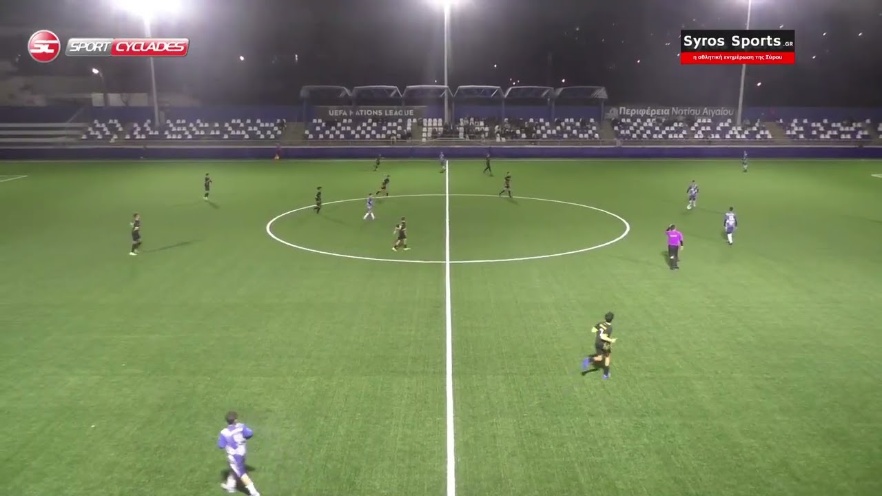 Κ14 Ελλάς Σύρου-Νηρέας Πάρου 4-0